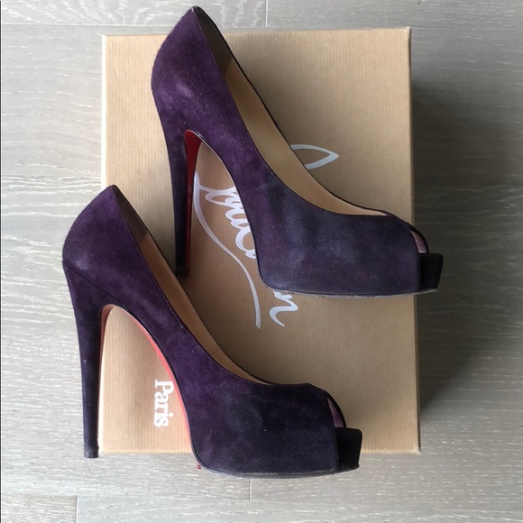 Christian Louboutin Vendome 120 Veau Velours - Picture 8 of 10